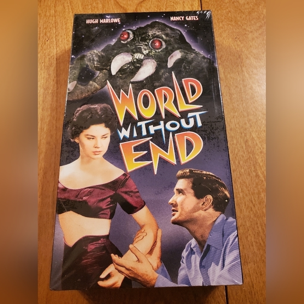 Htf WORLD WITHOUT END (1956) Classic sci-fi  Rod Taylor, Hugh Marlowe NEW VHS